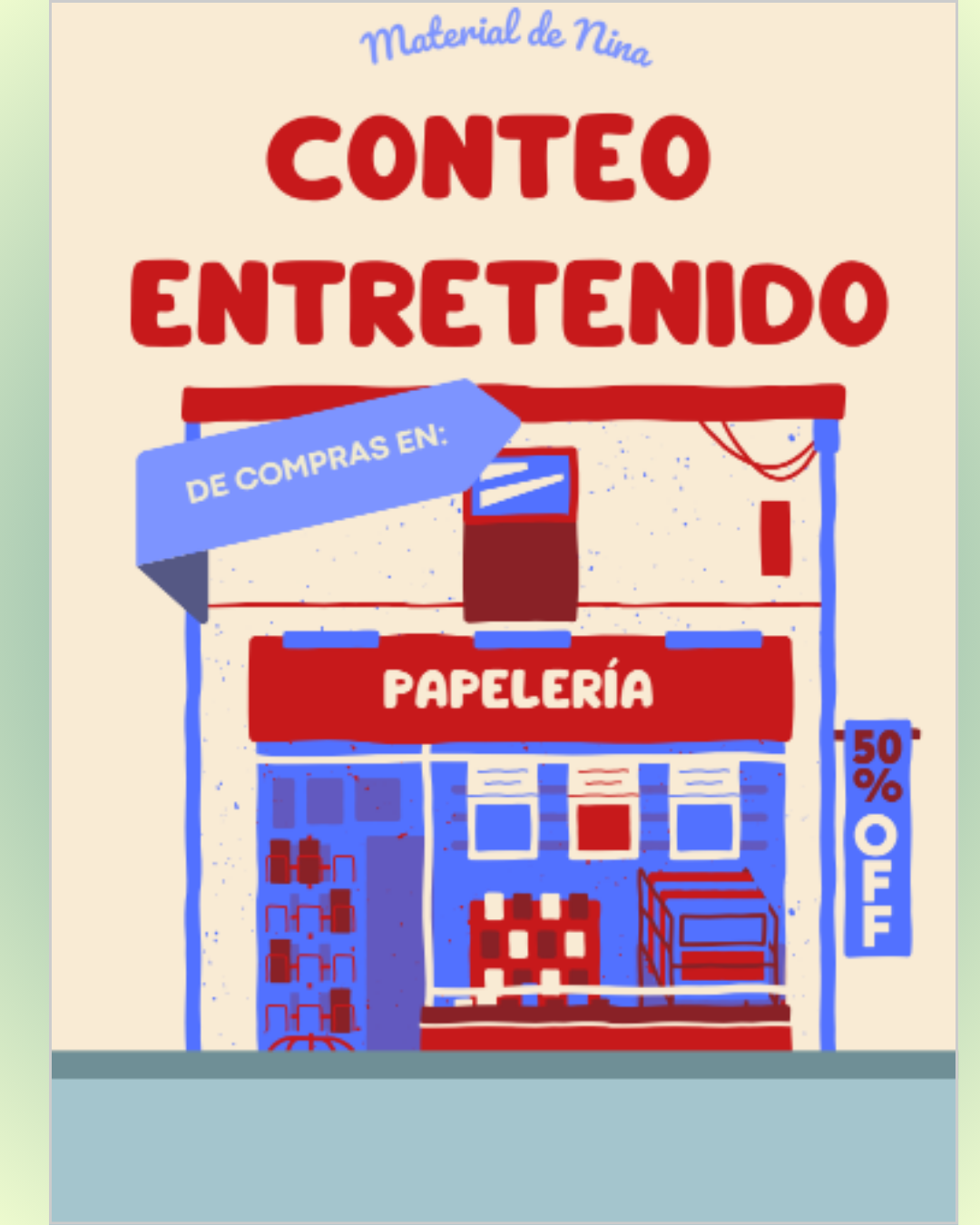 Conteo entretenido papeleria