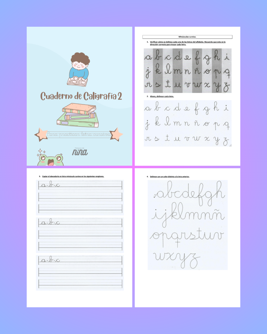 Cuaderno de Caligrafía para Repasar el Abecedario – Letras para Trazar y Escribir para descargar