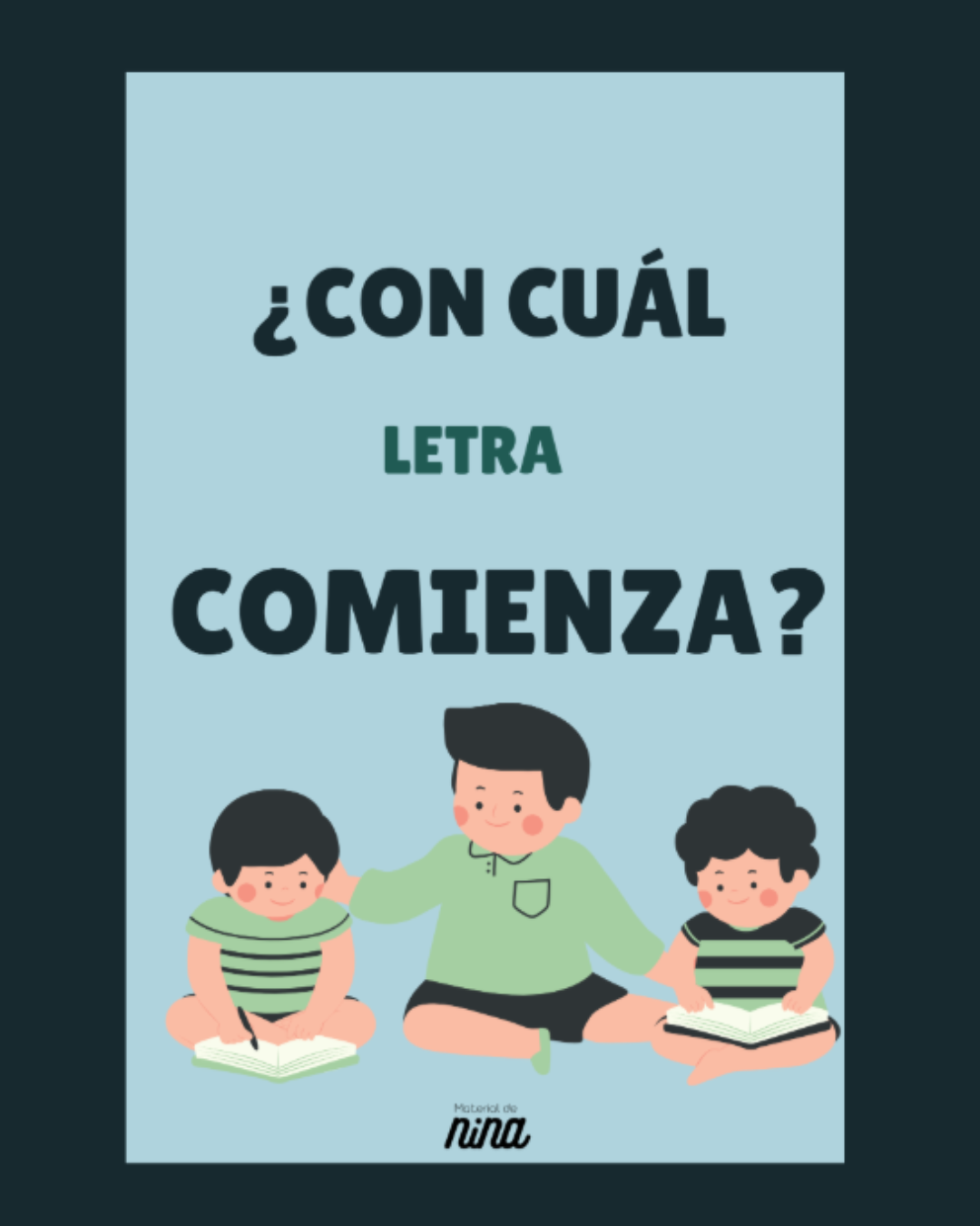 Actividad fonológica en PDF para trabajar el sonido inicial- Gratis para descargar