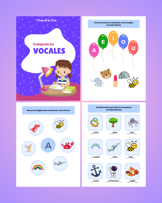 Trabajando las vocales - Segunda edición
