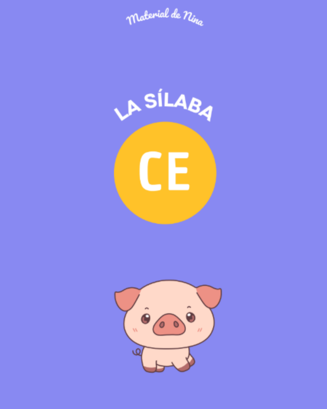 La sílaba CE