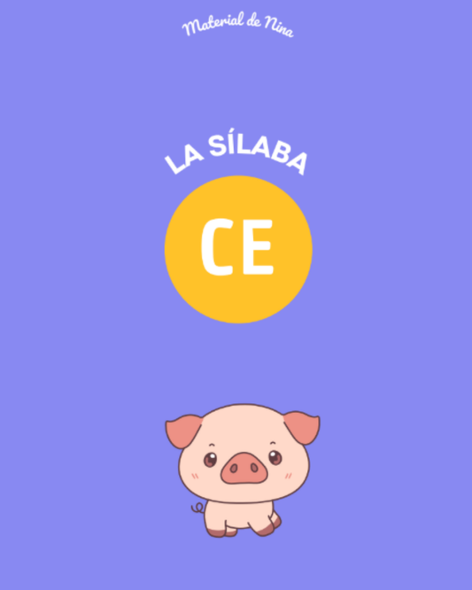 La sílaba CE