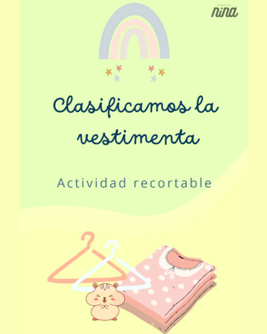 Clasificamos la vestimenta Actividad recortable
