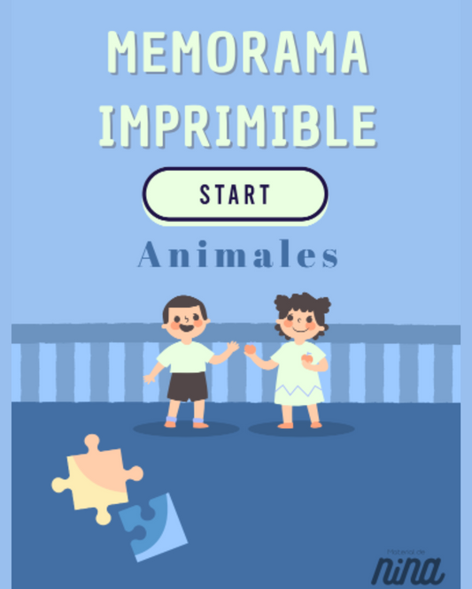 Juego de memoria de animales