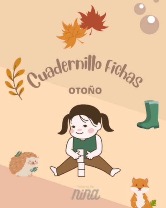 Tarjetas de vocabuario de otoño