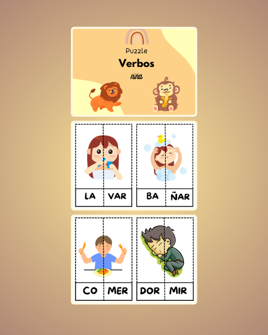Puzzle Verbos