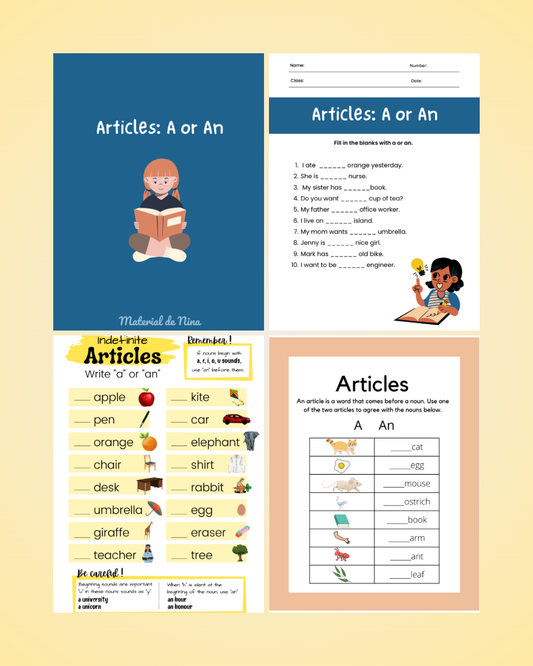 Articles A or An