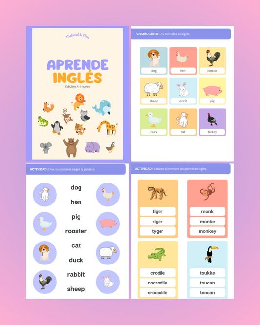 Aprende Inglés - Animales