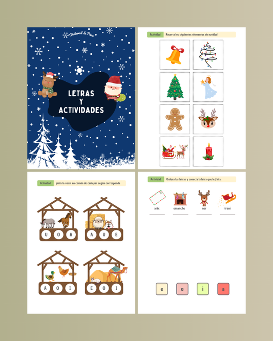 Letras y Actividades Edición Navidad