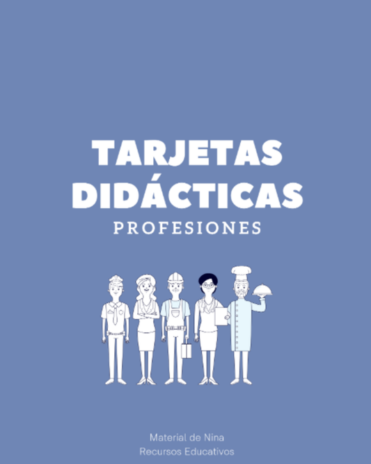 👩‍🚒👨‍⚕️ Tarjetas de Vocabulario de  Profesiones para Niños: Aprende Jugando y Descárgalas Gratis