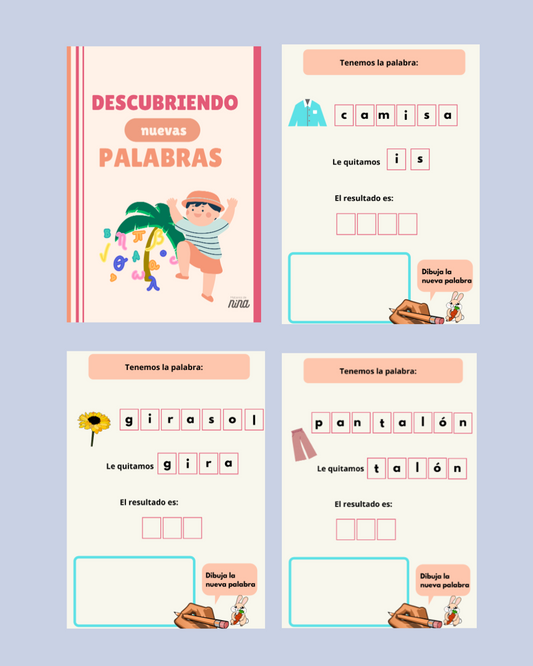 Cuaderno de actividades para trabajar la escritura - Descarga gratis