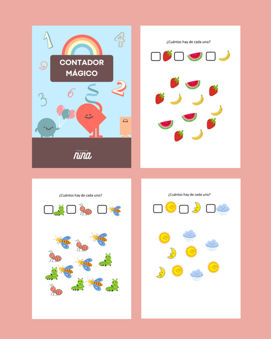 Cuadernillo de Conteo Inicial para Niños – Actividades Imprimibles Gratis