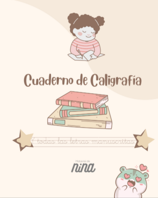 Cuadernillo de caligrafía de oraciones para descargar