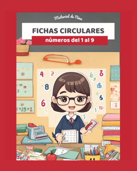 🔢🎓 Material Educativo de Conteo Inicial: Aprende a Contar del 1 al 9 con Fichas y Objetos (Descarga Gratis)