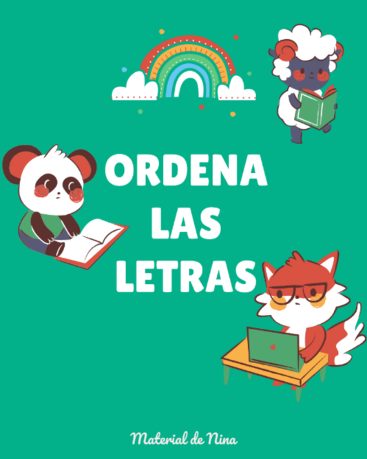 Actividad Dinámica para Enseñar Escritura: Ordenar Letras y Formar Palabras - Descarga Ya