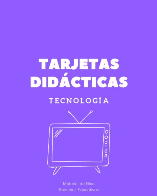 💻🔌 Fichas de Vocabulario de Tecnología para Niños: Aprende Palabras Modernas (Descarga Gratis)